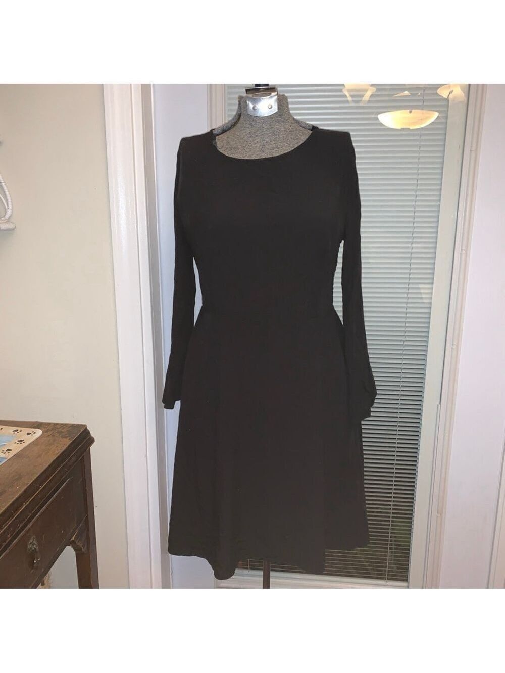 Women's Old Navy Black Long Sleeve Dress Small